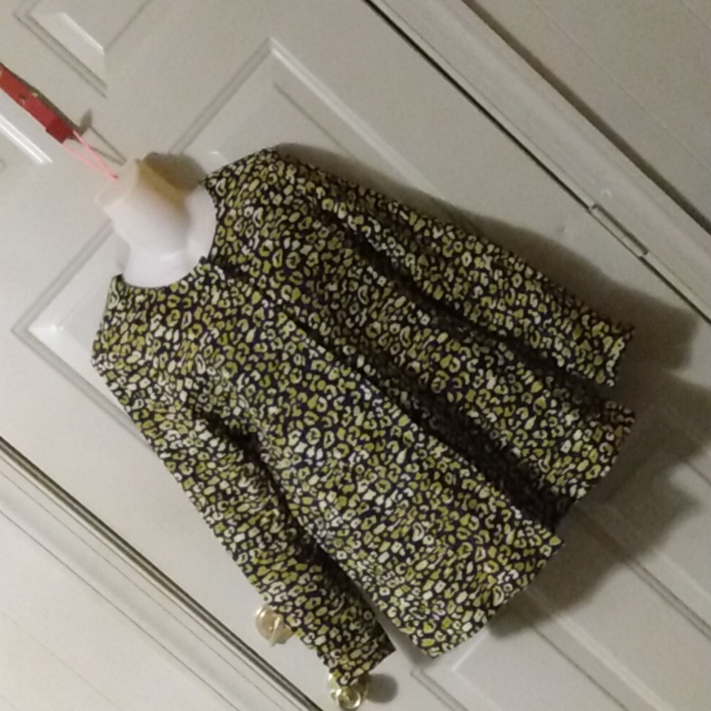 C Jaguar cheetah animal print trench coat